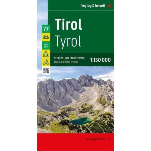 Tyrol, travel map - Freytag-Berndt