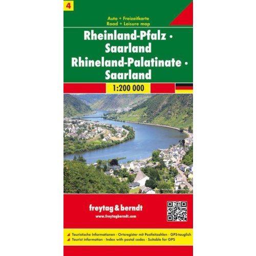 Rhineland-Palatinate & Saarland, travel map - Freytag-Berndt