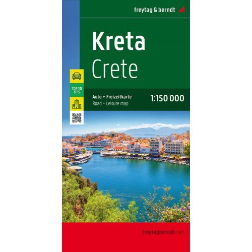 Crete, travel map - Freytag-Berndt Top 10 Tips