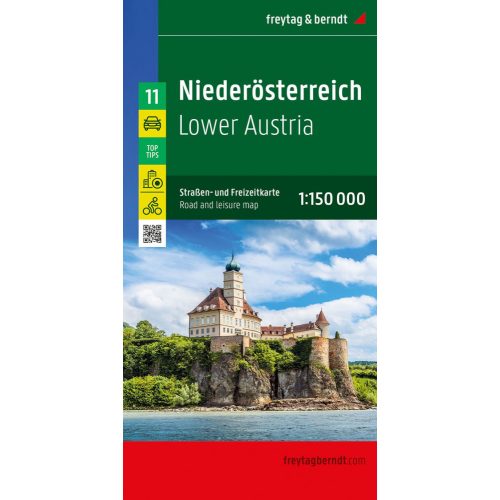 Lower Austria, travel map - Freytag-Berndt Top Tips