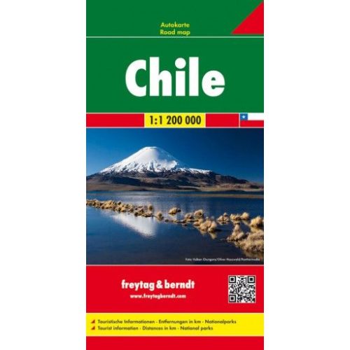 Chile, travel map - Freytag-Berndt