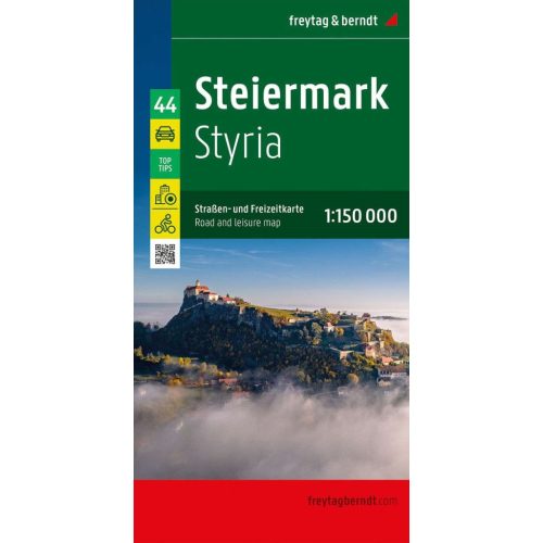 Styria, travel map - Freytag-Berndt Top Tips