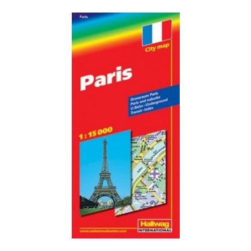 Párizs térkép - Hallwag