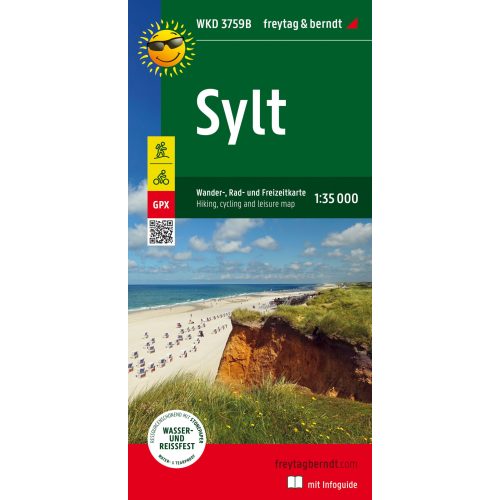 Sylt, hiking map (WKD 3759B) - Freytag-Berndt