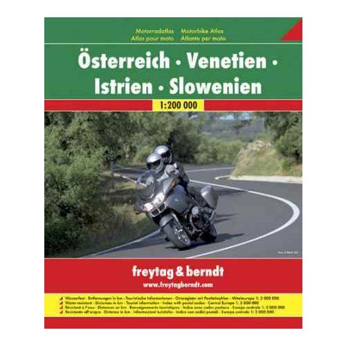 Ausztria - Velence - Isztria - Szlovénia motoros atlasz - Freytag-Berndt