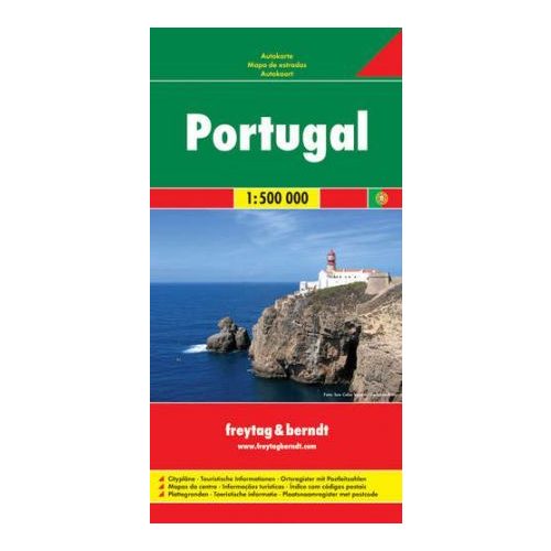 Portugal, travel map - Freytag-Berndt