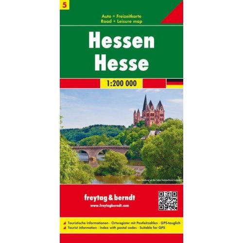 Hessen autótérkép - Freytag-Berndt
