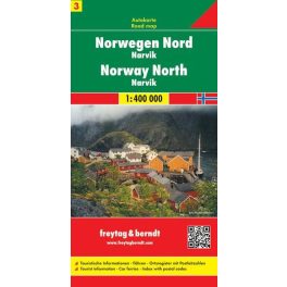 Norvégia (észak) autótérkép - Freytag-Berndt