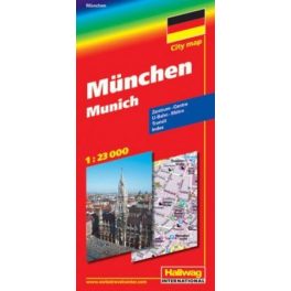 München térkép - Hallwag