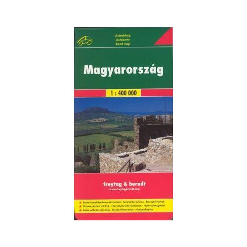 Hungary, road map (1: 400 000) - Freytag-Berndt