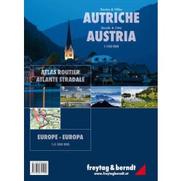Austria, atlas of roads and cities - Freytag-Berndt