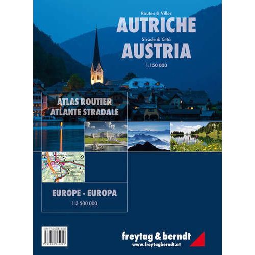 Ausztria, utak és városok atlasza - Freytag-Berndt