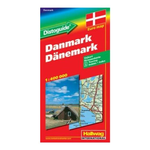 Dánia autótérkép - Hallwag