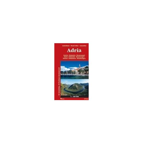 Adria (Isztria, Dalmácia, Montenegró) autóatlasz