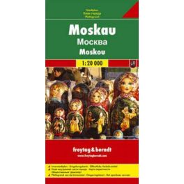 Moszkva várostérkép - Freytag-Berndt