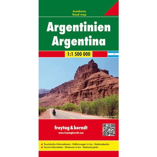 Argentina, travel map - Freytag-Berndt