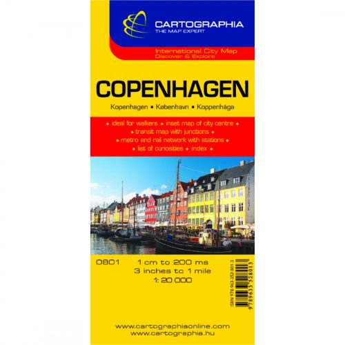 Koppenhága várostérkép - Cartographia