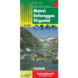   Matrei, Defereggen, Virgental (WK 123) turistatérkép - Freytag-Berndt