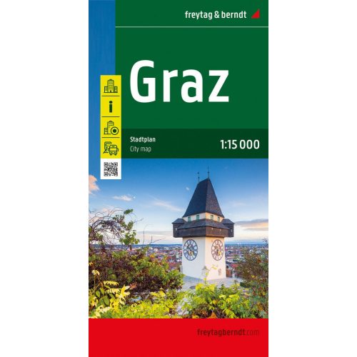 Graz, city map - Freytag-Berndt