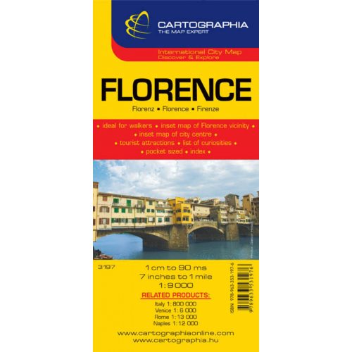 Florence, city map - Cartographia
