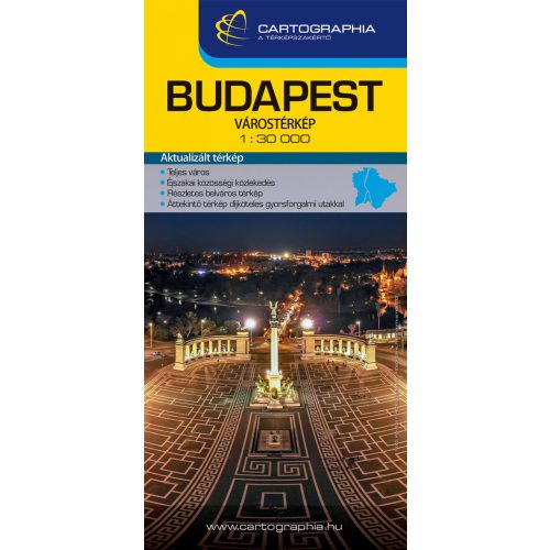 Budapest Extra, city plan - Cartographia