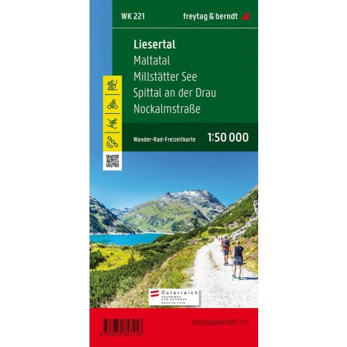 Liesertal turistatérkép (WK 221) - Freytag-Berndt