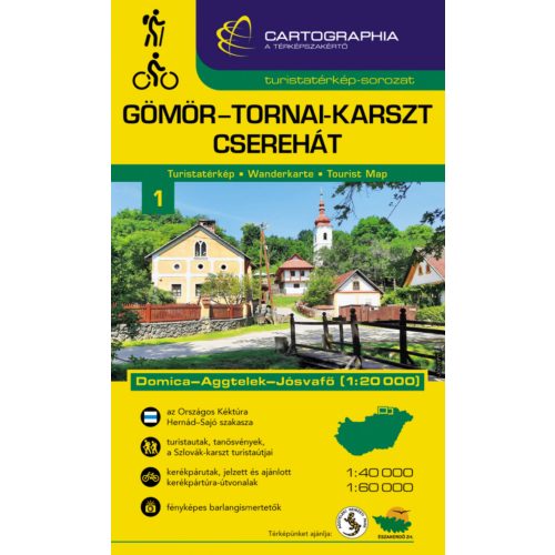 Gömör-Tornai-karszt, Cserehát turistatérkép - Cartographia