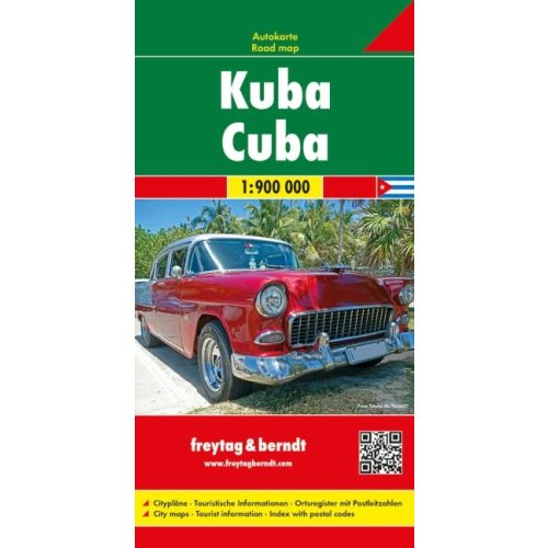 Cuba, travel map - Freytag-Berndt