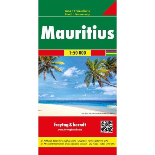 Mauritius, travel map - Freytag-Berndt