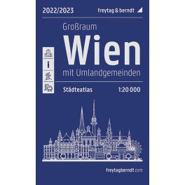 Bécs és környéke atlasz - Freytag-Berndt