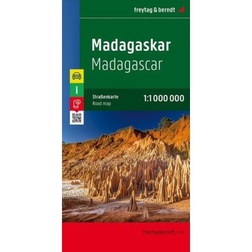 Madagascar, travel map - Freytag-Berndt