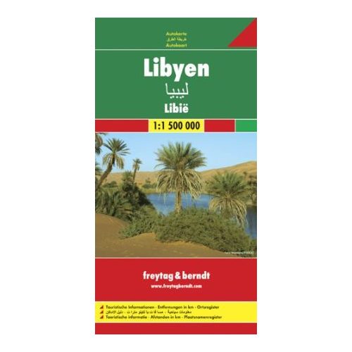 Líbia autótérkép - Freytag-Berndt