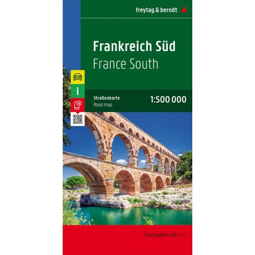 France (South), travel map - Freytag-Berndt