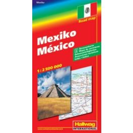 Mexikó autótérkép - Hallwag