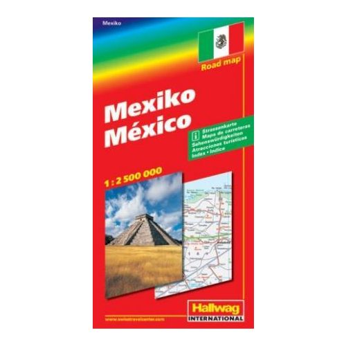 Mexikó autótérkép - Hallwag