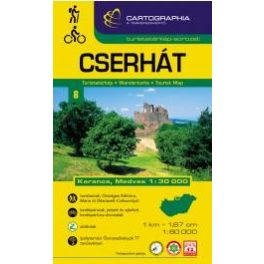Cserhát, hiking map - Cartographia