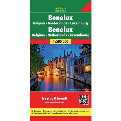 Benelux States, travel map - Freytag-Berndt