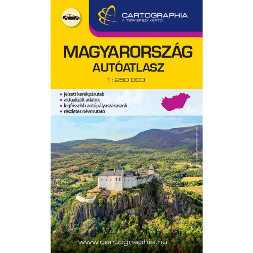Hungary, road atlas - Cartographia