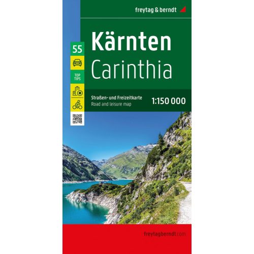 Carinthia, travel map - Freytag-Berndt Top Tips