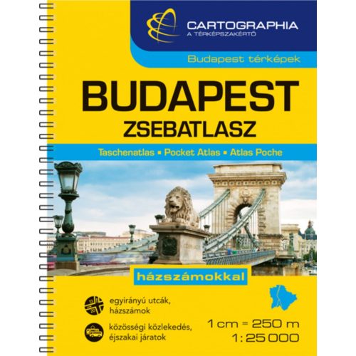 Budapest, pocket atlas - Cartographia