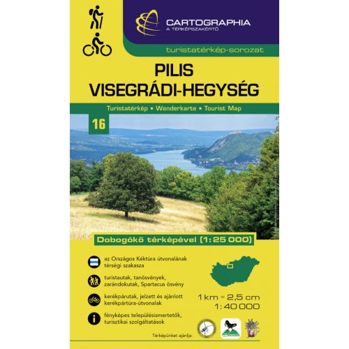 Pilis & Visegrád Hills, hiking map - Cartographia