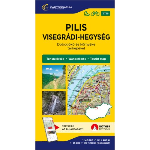 Pilis & Visegrád Hills, hiking map - Cartographia