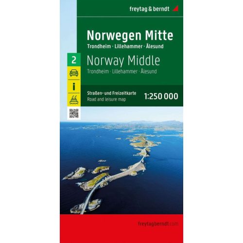 Norway (Centre), road map - Freytag-Berndt