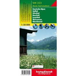   Karni-Alpok, Gailtal, Gitschtal, Nassfeld, Lesachtal, Weissensee, Oberdrautal turistatérkép (WK 223) - Freytag-Berndt