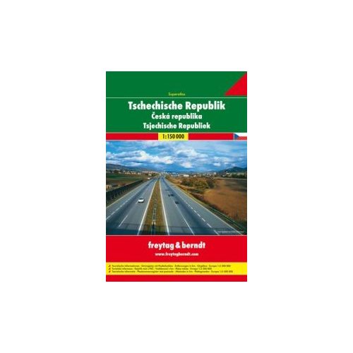 Czech Republic, road atlas (1: 150 000) - Freytag-Berndt