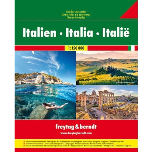 Italy, travel atlas - Freytag-Berndt