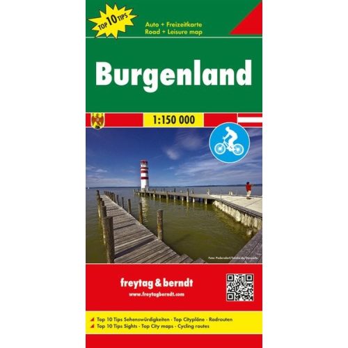 Burgenland, travel map - Freytag-Berndt Top 10 Tips