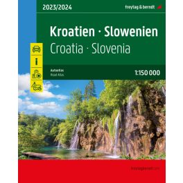 Croatia & Slovenia, road atlas - Freytag-Berndt
