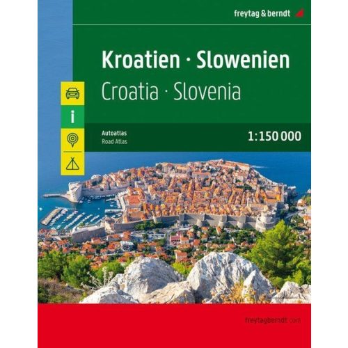 Croatia & Slovenia, road atlas - Freytag-Berndt