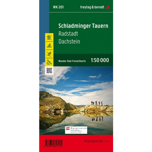 Schladminger Tauern, Radstadt & Dachstein, hiking map (WK 201) - Freytag-Berndt